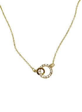 项链anie｜装饰双圆环简约轻奢