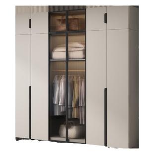 衣柜卧室家用全实木经济型出租房简易新款儿童免安装收纳大衣橱子