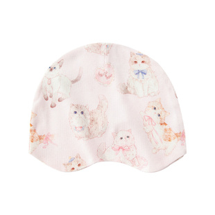 欢喜小熊孕妇帽春秋防风帽子抗菌月子帽产妇帽防螨护头帽产后用品