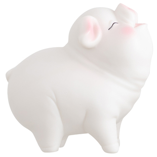 陶瓷可爱小猪家居客厅茶桌摆件德化白瓷生肖萌猪店铺办公柜台装饰