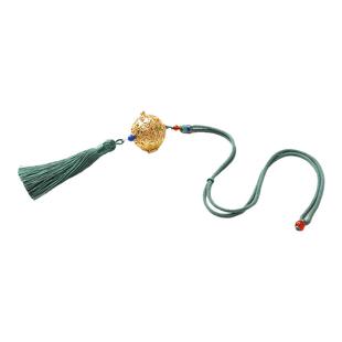 葡萄花鸟纹银香囊抖音同款博物馆杨贵妃香囊球宫廷配饰汉服香丸球