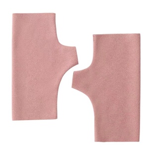 自发热德绒半指手套女秋冬季保暖防寒学生写字办公打字漏手指头