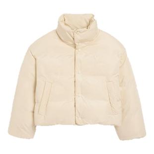 【季末甄选】Ami Paris女士缝线ADC塔夫绸羽绒夹克 截短款羽绒服