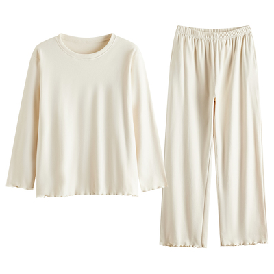 2025新款秋冬季浅紫家居服套装