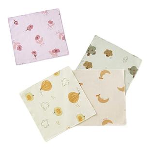 童泰婴儿方巾纯棉宝宝口水巾新生儿防吐奶垫巾拍嗝巾儿童擦脸巾