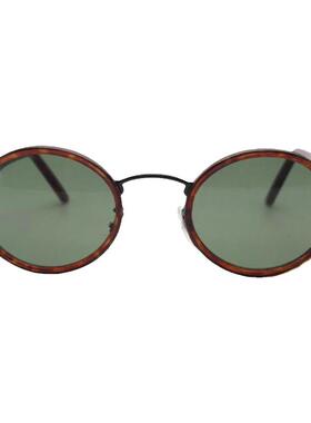 英国古着90年代椭圆黑框太阳镜