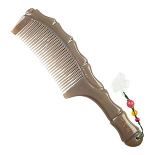 十里荷牛角梳天然女按摩梳男士中秋节家用大号牦牛角梳子女士礼物