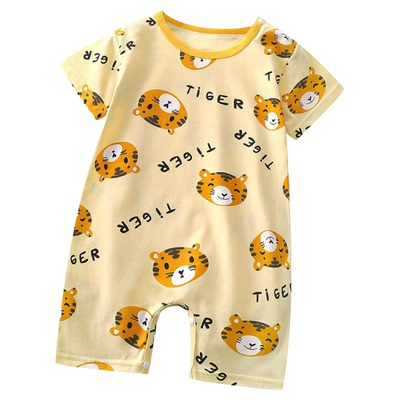 2025婴幼儿爬服纯棉夏季