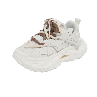 森马女鞋2026新款夏季网面运动休闲鞋女生韩版潮流厚底增高老爹鞋