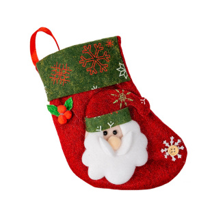 圣诞节树装饰袜子挂件小饰品礼物气氛围布置拍照道具老人礼物袋