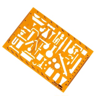 包邮金丝猴模板绘图设计尺曲线画圆椭圆化工电工半径室内建筑家俱