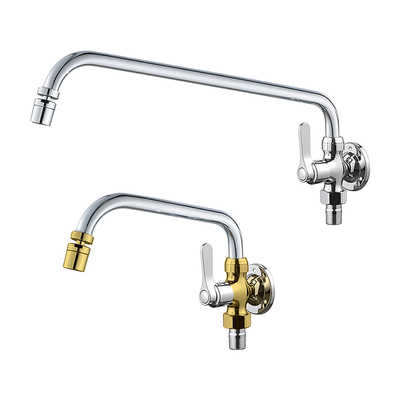 NannLiuu黄铜明装龙头720度旋转