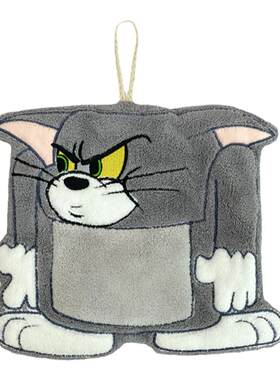 猫和老鼠正版周边TOM JERRY擦手巾手帕挂式吸水卡通 可爱厨房浴室
