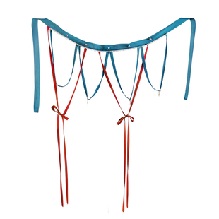 昭华赋汉服女中国风长流苏珍珠腰带坦领配饰复原绶带汉服搭配饰