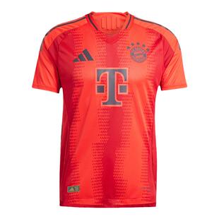 酷锐足球阿迪达斯24-25赛季拜仁主场球员版足球短袖球衣JE9269