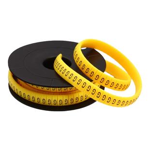 EC-J扁形异型号码管 大尺寸电缆编码标记号套管 配线标志靶线号管