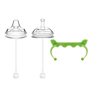 适用可么多么奶瓶配件奶嘴鸭嘴通用可么可多comotomo吸管杯重力球