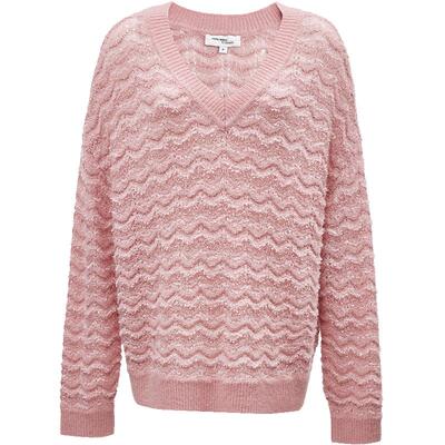 VeroModaV领宽松蝙蝠袖针织衫