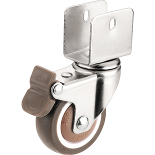 脚轮万向轮静音橡胶婴儿床小轮子通用配件家具轱辘轮滚轮滑轮大全