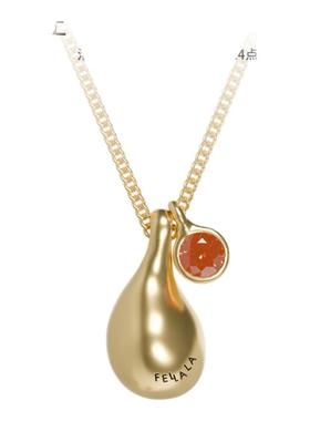 Fellala/翡拉拉「简奢时尚2.0」水滴项链颈链高级感项链