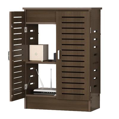 多媒体路由器遮挡柜网线插排收纳