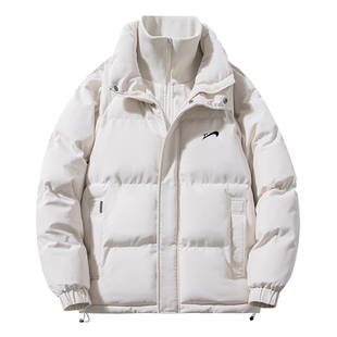 贵人鸟短款棉服男女款2025年冬季加厚棉衣女士面包服情侣立领棉袄