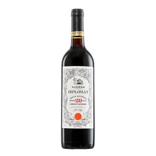 【自营】南澳原瓶进口天鹅庄外交家领事赤霞珠干红葡萄酒新年礼盒