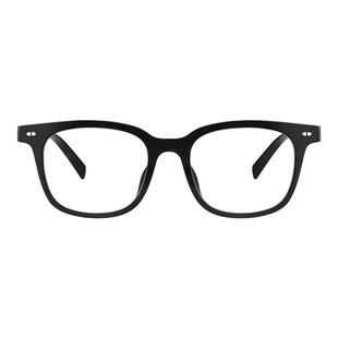 海伦凯勒滨田朝光同款黑框眼镜大脸专用女近视配镜防蓝光眼镜架男