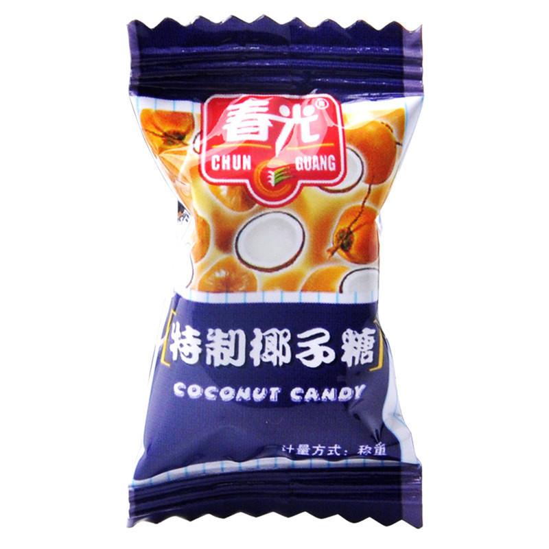 春光特制椰子糖榴莲糖500g硬传统糖果