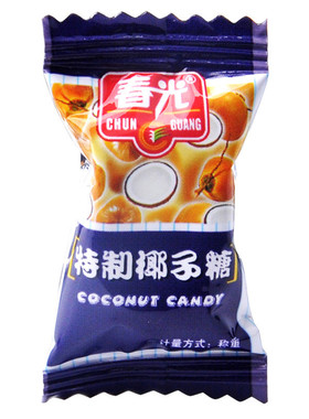 春光特制椰子糖榴莲糖500g硬糖正宗海南特产椰香浓郁正品喜糖批发