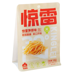 惊雷笋撕笋干原味藤椒味180g袋装辣味浙江特产竹笋干休闲小吃零食