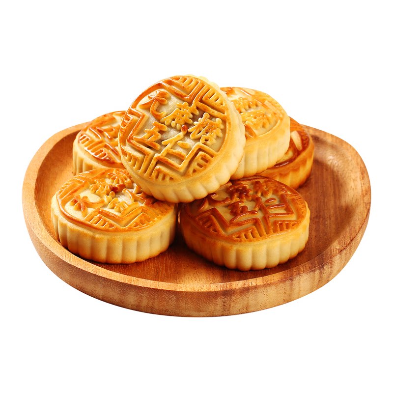 【特价】无蔗糖广式老五仁月饼独立包装老式月饼中秋传统零食糕点