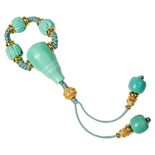 刘宇宁同款配饰菱镁矿百香籽雕刻套装星月金刚配饰配件三通顶腰珠