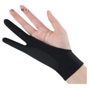 工笔画专用手套手绘板素描防触屏画画笔画专用防污防汗防误触二指