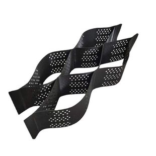 蜂巢土工格室HDPE片材边坡防护护坡网格带排水孔稳固河床土工格栅