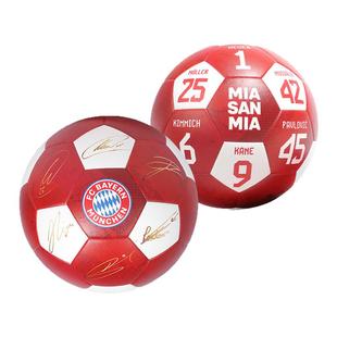拜仁慕尼黑足球俱乐部 | 红白印签5号足球成人实战球收藏用球