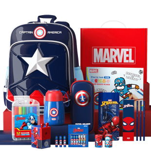 迪士尼文具套装礼盒小学生一三年级男孩电动学习用品幼儿园漫威必备大礼包男童上学儿童礼品生日礼物开学送礼