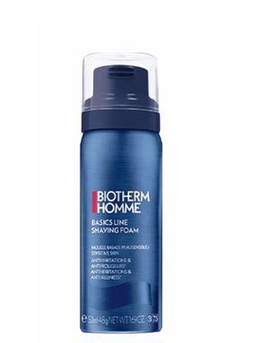 欧洲直邮Biotherm碧欧泉男士剃须慕斯50ml中样 舒缓皮肤正品