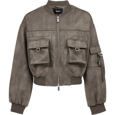 ONLY短款开衫风衣外套