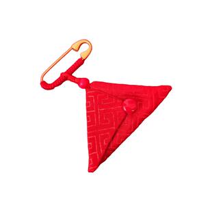 免缝三角符袋空福袋防水平安护身符袋随身佩戴香包挂绳项链别针