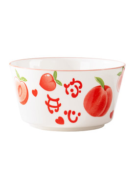 吃饭碗家用陶瓷网红4.5英寸碗ins风可爱水果沙拉碗米饭碗釉下彩