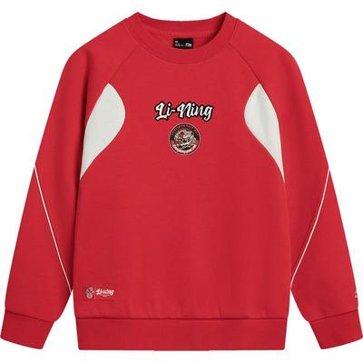 李宁儿童新年加绒卫衣本命年衣服