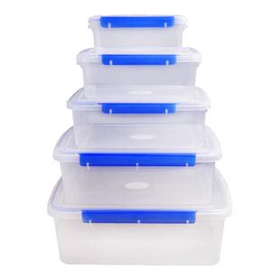 透明冰箱长方形保鲜盒商用专用大容量食品级收纳盒带盖储物密封盒
