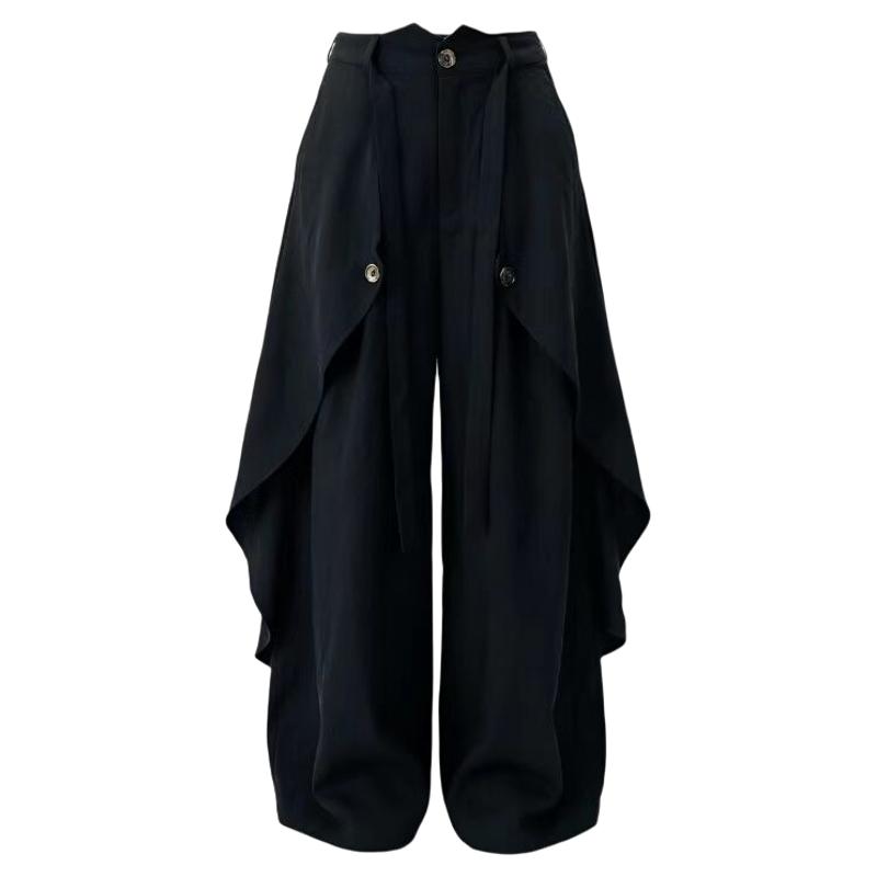 Fashion复古2026新款高腰裙裤