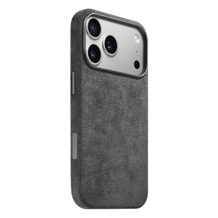 Sipolg适用苹果iPhone17翻毛皮16Promax磁吸手机壳15Plus手机套高级感Alcantara欧缔兰14保护套全包防摔超薄