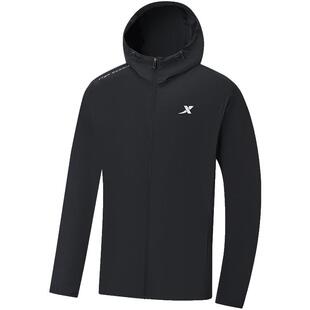 特步双层风衣男士2025秋季新款运动外套薄款户外夹克976329150199