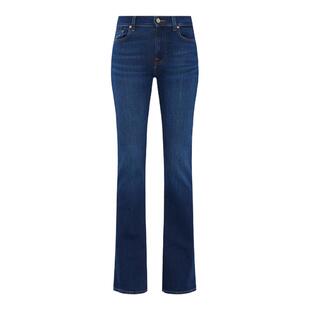 7 For All Mankind女春夏新品中腰修身水洗微喇时尚牛仔裤BOOTCUT