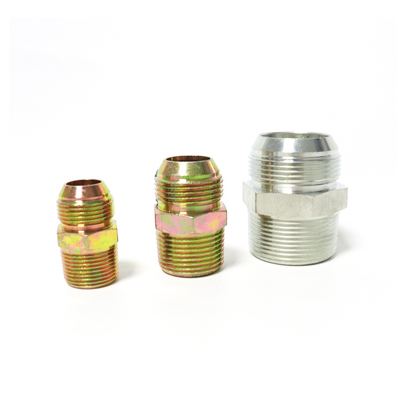 液压接头双外丝直接外牙直通对丝双D液压管件油管过渡接头批发