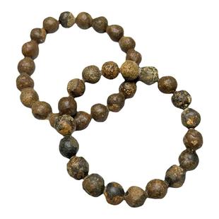 泰国龙宫舍利手链黑灵骨舍利石手串强磁场原矿金刚男女手饰品复古