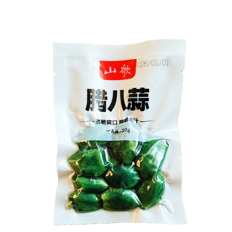 正宗山东腊八蒜酸甜绿蒜